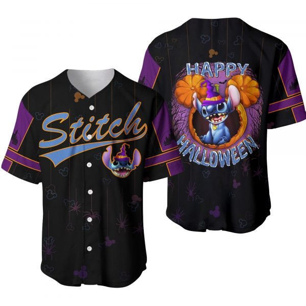 Stitch Halloween Baseball Jersey – Spooky Fun Costume Shirt For Fans
