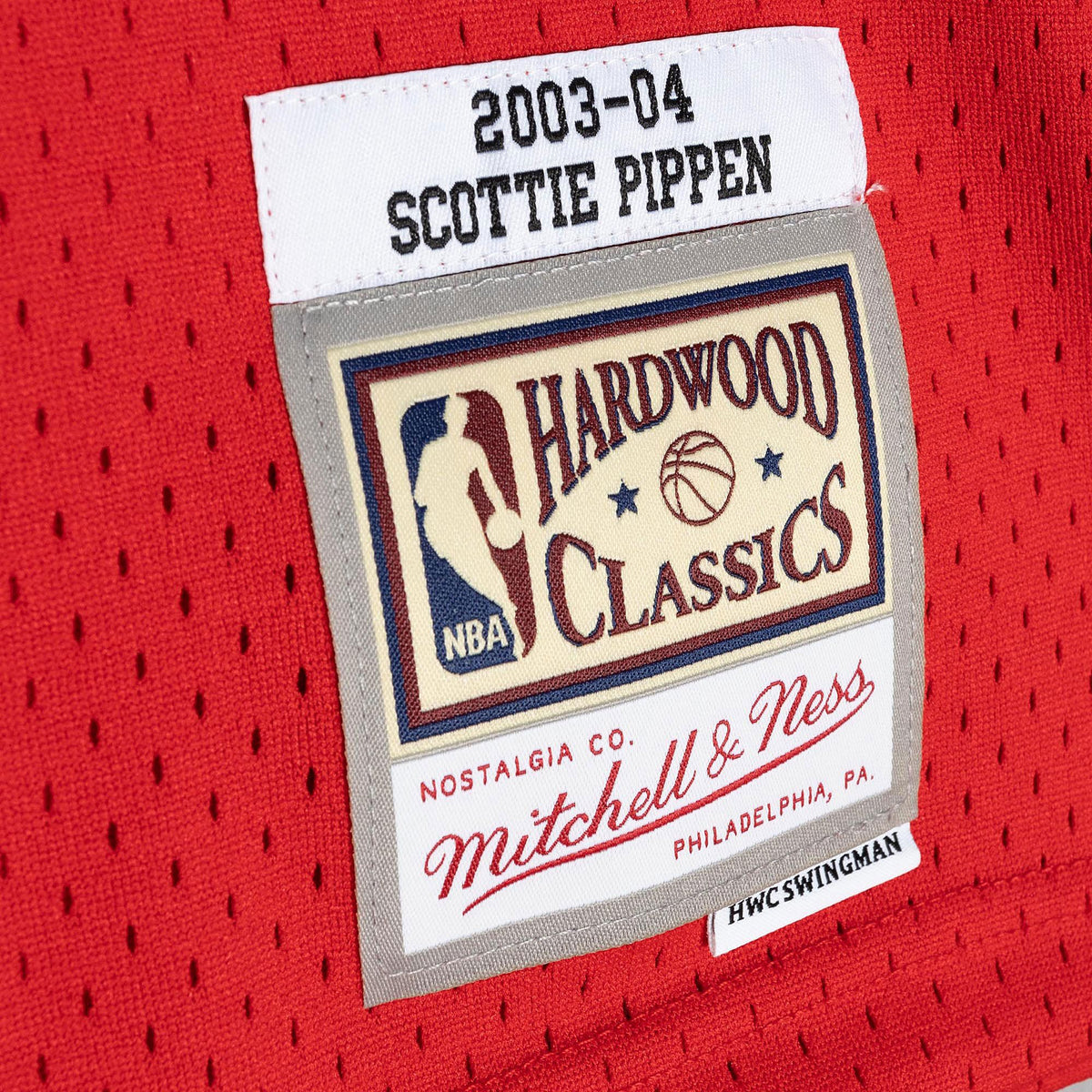Scottie Pippen Chicago Bulls 2003/04 Hardwood Classics Jersey - Red