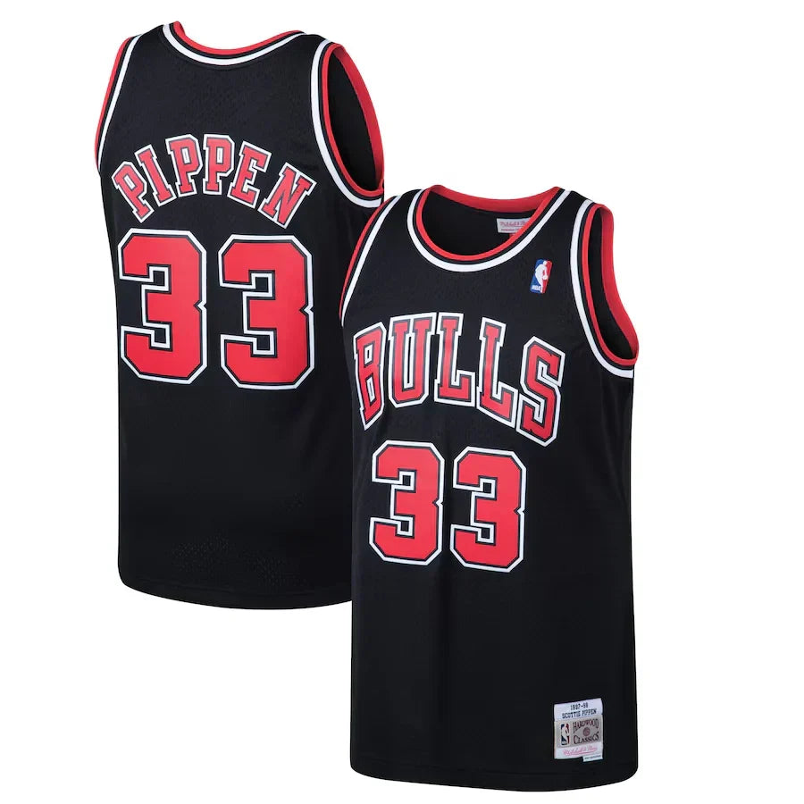 Scottie Pippen Chicago Bulls 1997/98 Hardwood Classics Jersey - Black