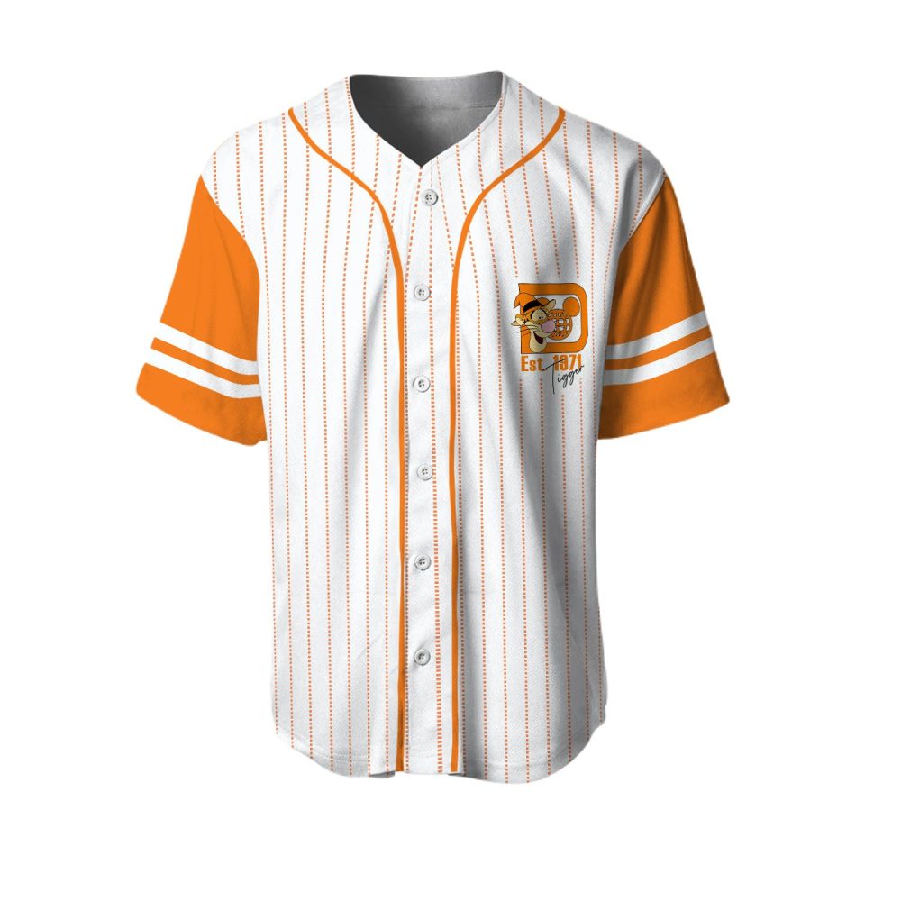 Disney Halloween Baseball Jersey – Spooky Ghost &amp; Tigger Design For Adults