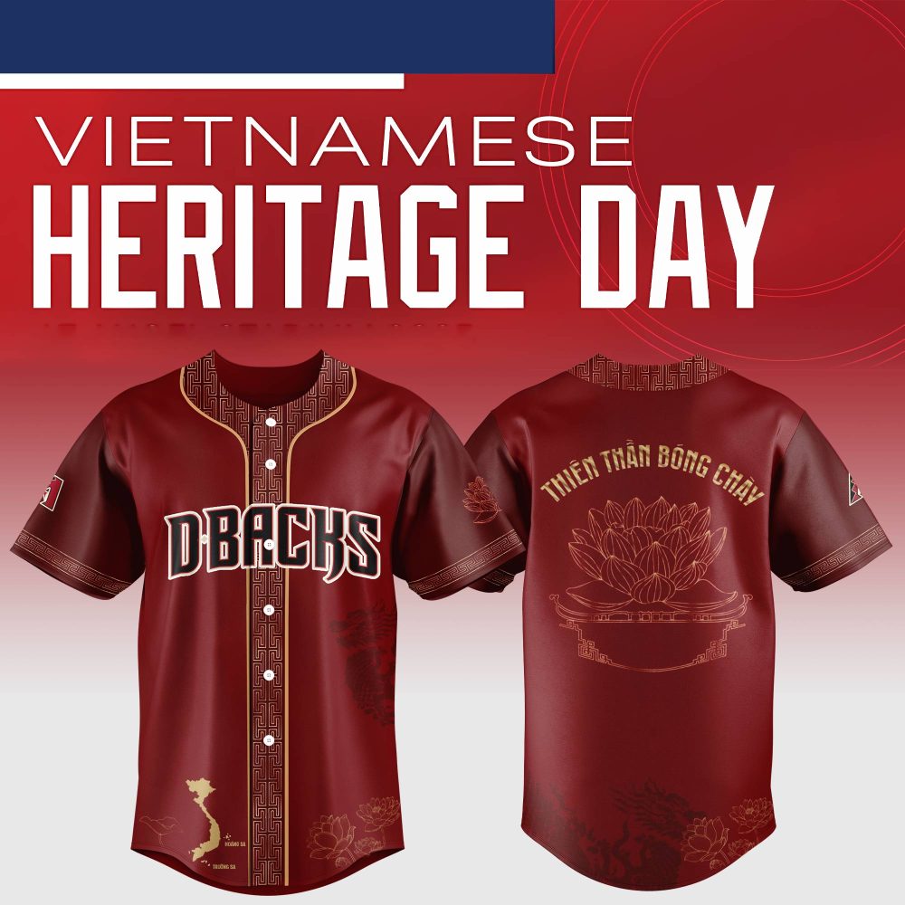 Exclusive Dbacks Vietnamese Heritage Day Baseball Jersey - Celebrate In Style