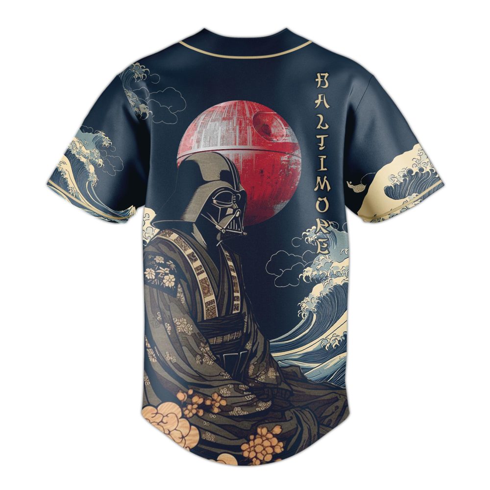 Limited Edition Samurai Vader Baseball Jersey - Unique Art Design, Perfect Gift!
