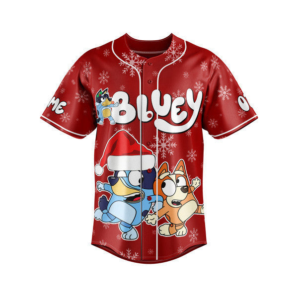 Festive Bluey Christmas Jersey - Holiday Fun For Kids &amp; Fans - Limited Edition!