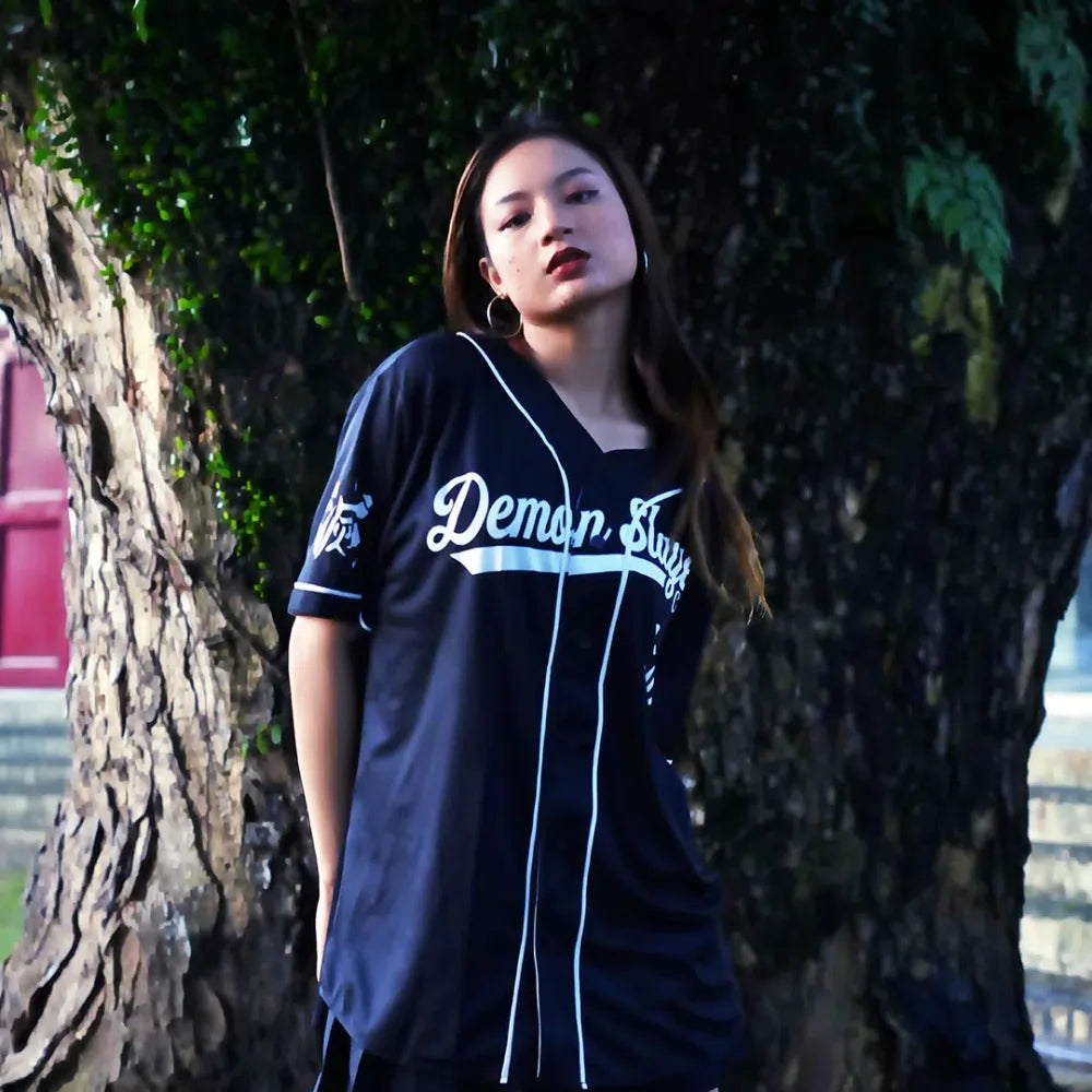 Demon Slayer Corps Baseball Jersey - Stylish Anime Fan Apparel