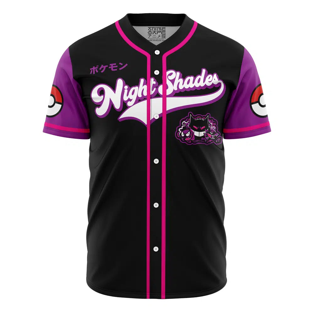 Limited Edition Night Shades Baseball Jersey – Anime-Inspired Design For Fans – Stylish &amp; Comfortable!