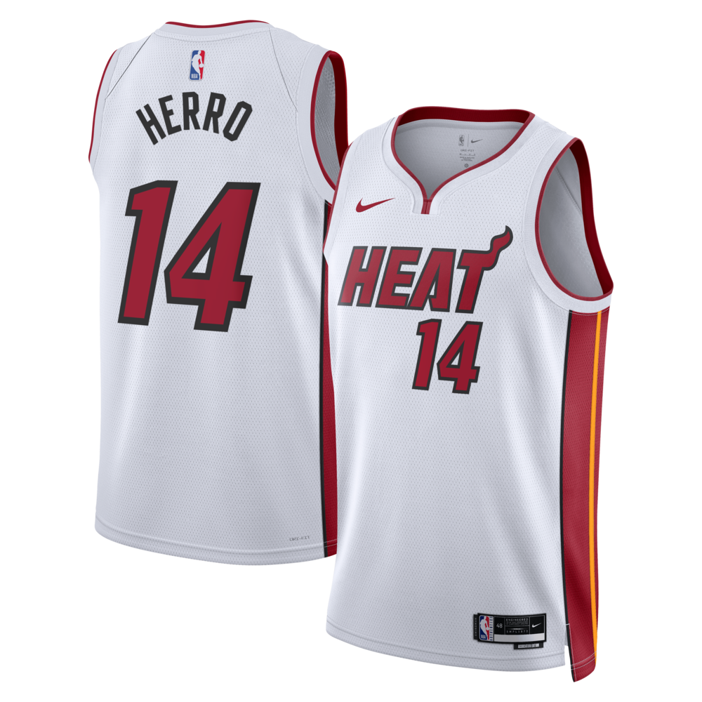 Miami Heat Association Edition Swingman Jersey White Tyler Herro Unisex | RTJ13253