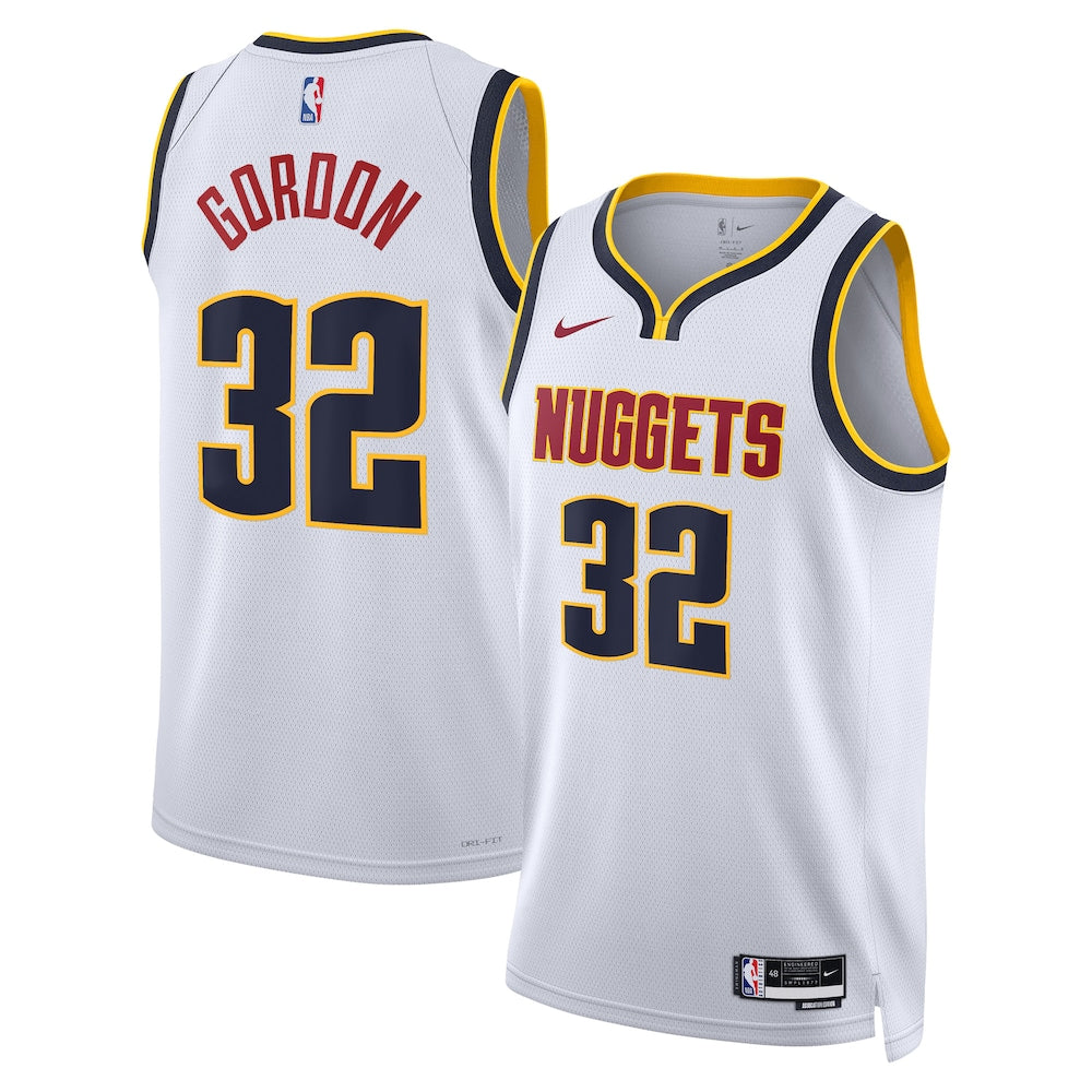 Denver Nuggets Association Edition Swingman Jersey White Aaron Gordon Unisex | Stitched Jersey RTJS 11930